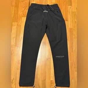 Fear of God Essentials Black Track Pants for Men [USED]